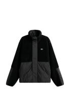 Tommy Jeans Tjm Essentl Mix Teddy Jacket Ext Svart