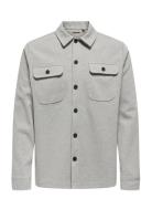ONLY & SONS Onsnewkodyl Overshirt Sweat Grå