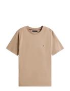 Tommy Hilfiger Ess Seasonal Reg Fit Solid Tee Beige