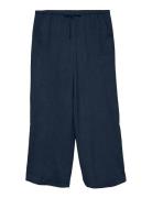 Vero Moda Vmmelaney Hw Loose Pant Wvn Noos Marinblå