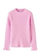 Name It Nkfvianna Ls Slim Knit Rosa