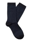 Selected Slfkim Sock Marinblå