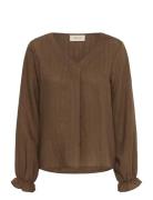 Cream Crbetina Blouse Brun