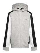 BOSS Hooded Cardigan Grå
