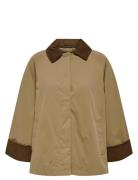 ONLY Onlorchid Mix Cordoroy Parka Coat Cs Otw Beige