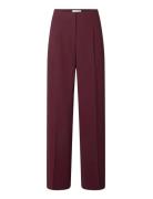 Selected Slftinni Mw Wide Pant N Burgundy