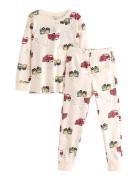 Lindex Pyjamas Fire Trucks Working V Kräm