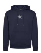 Calvin Klein Jeans Ls Eu 350Terry Micro Monologo Ho Marinblå