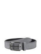 Howard London Suede Leather Belt Zack Grå