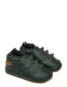 Mikk-line Leather Slipper Dino Khaki Green