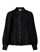 Vila Vikatria New L/S Shirt Svart