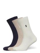 Polo Ralph Lauren Cable-Knit Crew Sock 3-Pack Multi/patterned