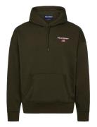 Polo Ralph Lauren Relaxed Fit Polo Sport Hoodie Khaki Green