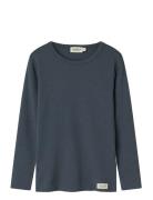 MarMar Copenhagen Plain Tee Ls Blå