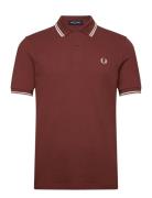 Fred Perry Twin Tipped Fp Shirt Burgundy