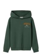 Name It Nkmnewi Ls Nreg Sweat Wh Bru Grön