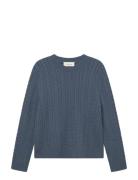 WOOD WOOD Wwsteve Crew Neck 25223 Blå
