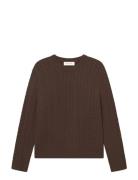 WOOD WOOD Wwsteve Crew Neck 25223 Brun