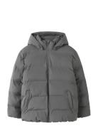 LMTD Nlnmorop Puffer Jacket Grå
