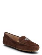 Lauren Ralph Lauren Barnsbury Suede Loafer Brun