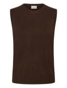 Kaffe Kalizza Knit Slipover Brun
