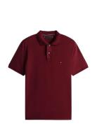 Tommy Hilfiger Liquid Cotton Reg Seasonal Polo Burgundy