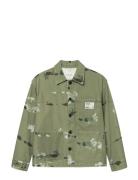 WOOD WOOD Wwstefan Worker Jacket 25184 Grön