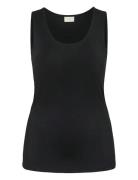 Kaffe Curve Kcerina Jersey Top Svart