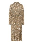 Kaffe Kamille Shirt Dress Guld