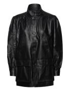 Bardot Clements Vegan Leather Jacket Svart