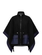 Desigual Poncho Denim Aldama Svart