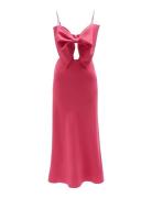 Bardot Paula Bow Maxi Dress Rosa