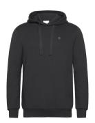 Knowledge Cotton Apparel Arvid Basic Hood Badge Sweat - Gots Svart