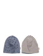 Petit Piao Beanie Hat 2 Pack Multi/patterned