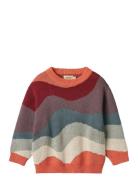 Wheat Jacquard Pullover Knud Röd