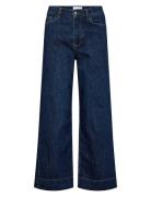 Nümph Nuparis Cropped Jeans - Dark Blue Marinblå