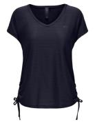 Only Play Onpaub-Smila Vn Ss Bat Loose Nd Top Marinblå