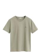 GANT Reg Shield Ss T-Shirt Grön