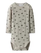Name It Nbmwang Wool Needle Ls Body Noos Grå