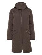 Cream Crarwen Jacket W. Hood Brun