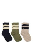 Mp Denmark Anker Socks - 3-Pack Multi/patterned