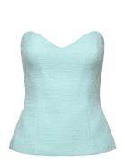 Bardot Mariska Longline Strapless Top Blå