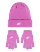 Nike Bh-Beanie Uppsättningar Rosa