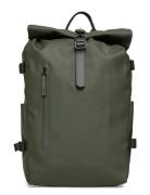 Rains Rolltop Rucksack Large W3 Grön