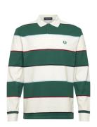 Fred Perry Hw Jersey Striped Polo Shirt Grön