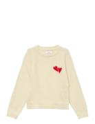 Vero Moda Girl Vmbam Ls O-Neck Pullover Boo Ent Girl Kräm