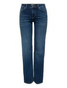 ONLY Onlblush Mid Straight Dnm Tai021 Noos Blå