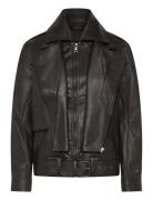 Bardot Kavi Vegan Leather Jacket Brun