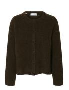 Selected Slflulu New Ls Knit Cardigan Noos Brun