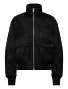 Copenhagen Studios Cph Bomber Jacket 1 Nylon Olive Svart